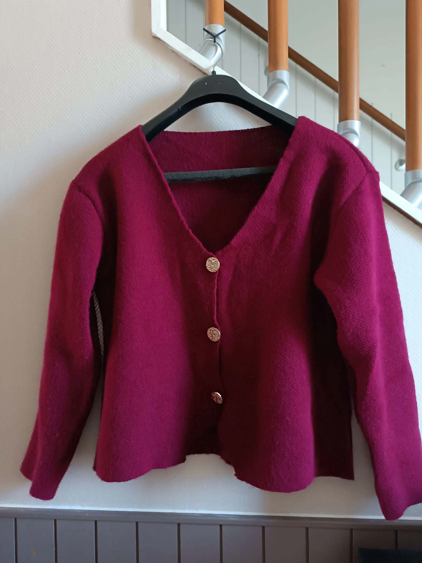 Cardigan boutons dorés - Taille unique – photo 3